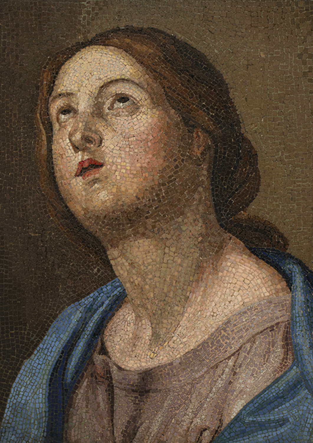 A micro-mosaic plaque figuring Mary Magdalene - Galerie Kugel