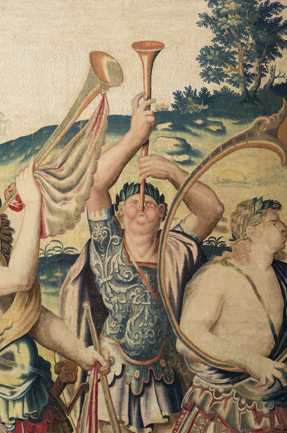 Tapestry “Les trompettes à pied” - Galerie Kugel