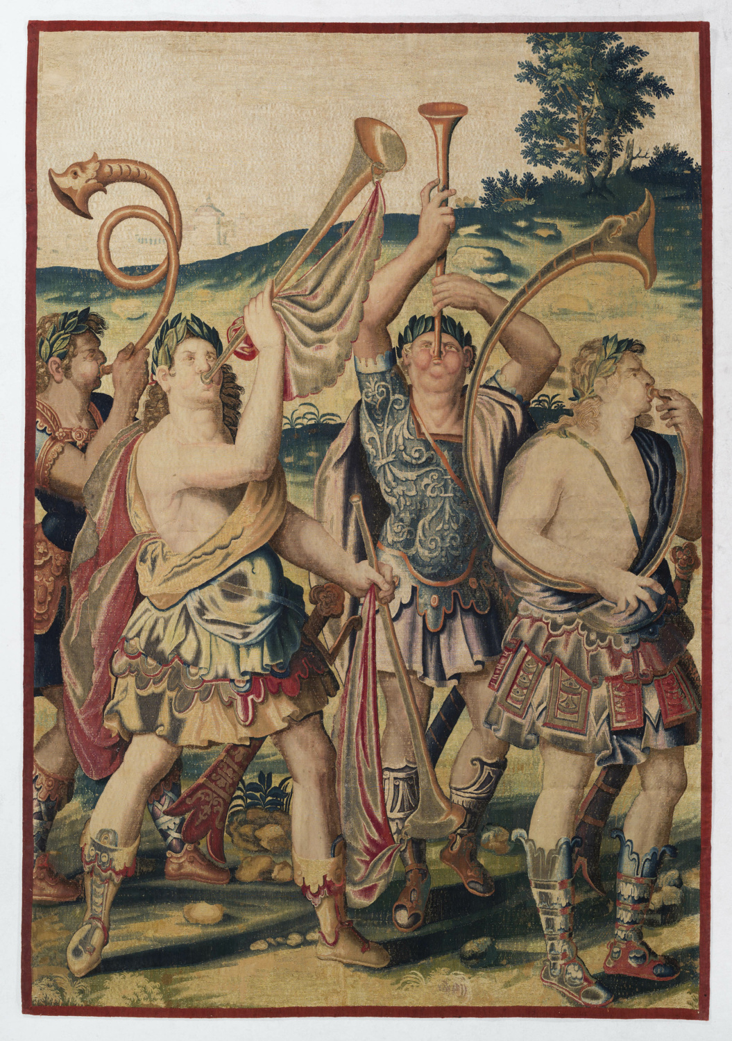 Tapestry “Les trompettes à pied” - Galerie Kugel