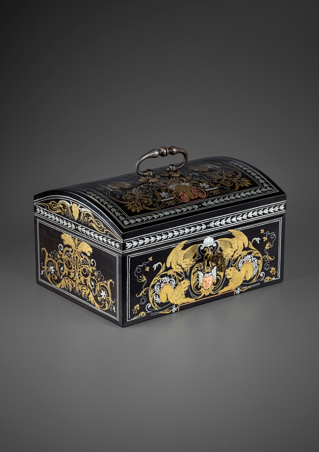 Two small marquetry caskets - Galerie Kugel